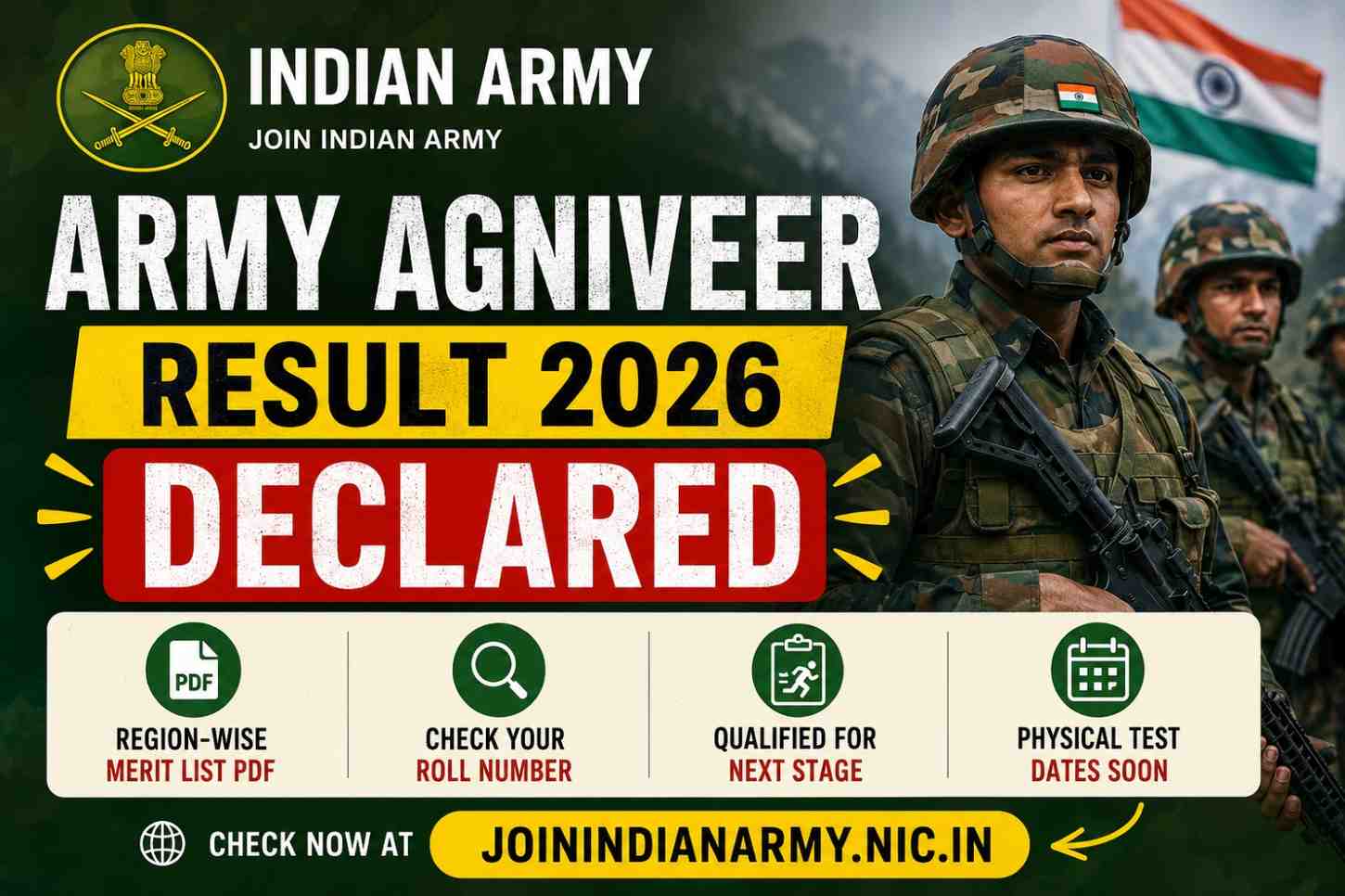 Army Agniveer Result 2026