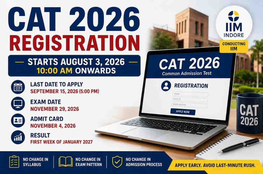 CAT 2026 Registration: Fee Increased, Check All Key Changes Before You Apply 1 CAT 2026 Registration
