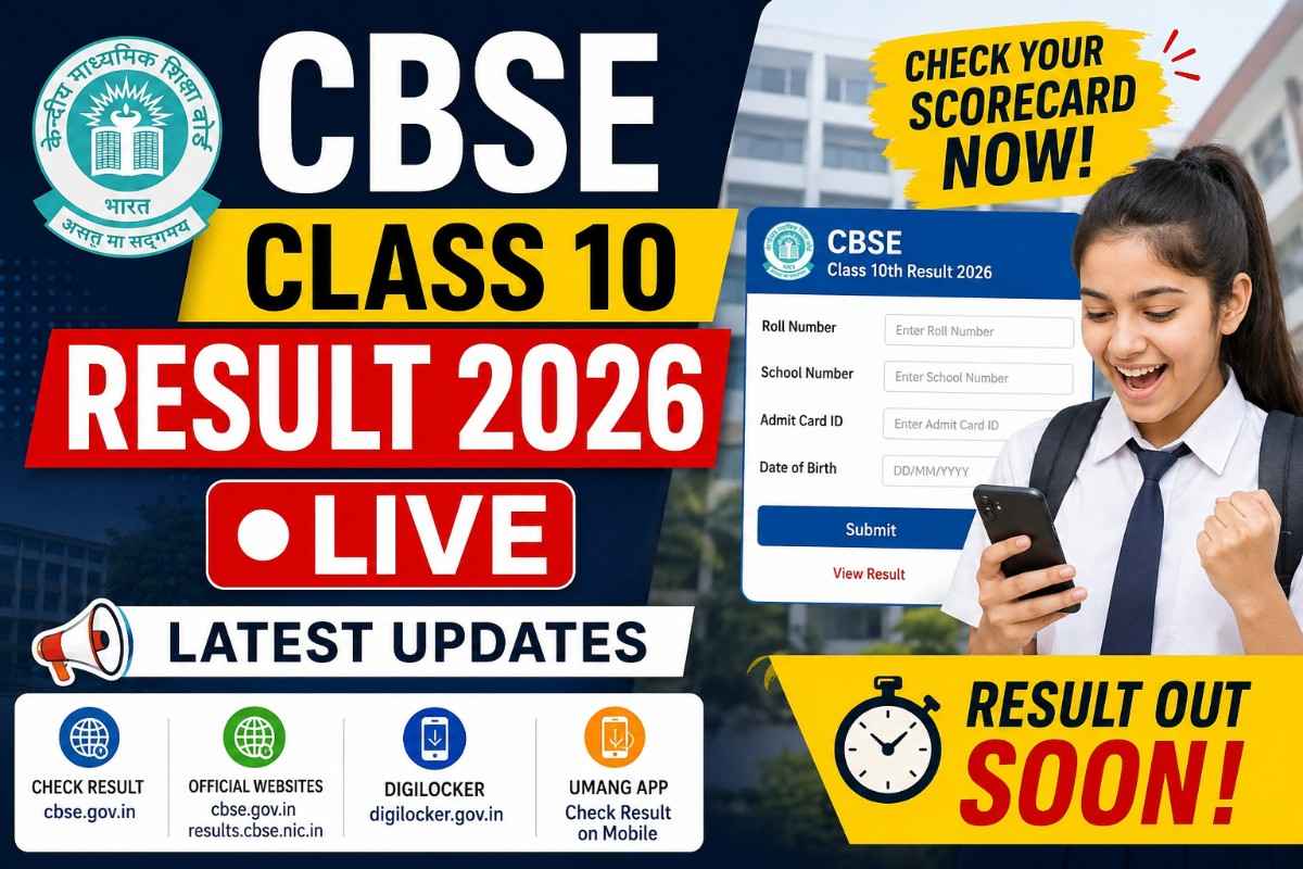 CBSE Class 10 Result 2026 LIVE: Check Scorecard at cbse.gov.in; Direct Download Link. 1 CBSE Class 10 Result 2026 LIVE