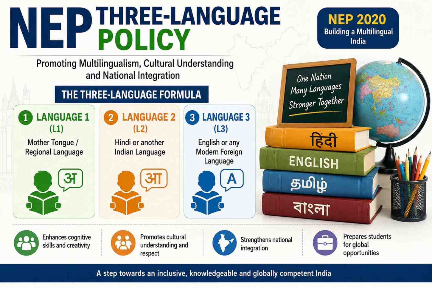 NEP Three-Language Policy