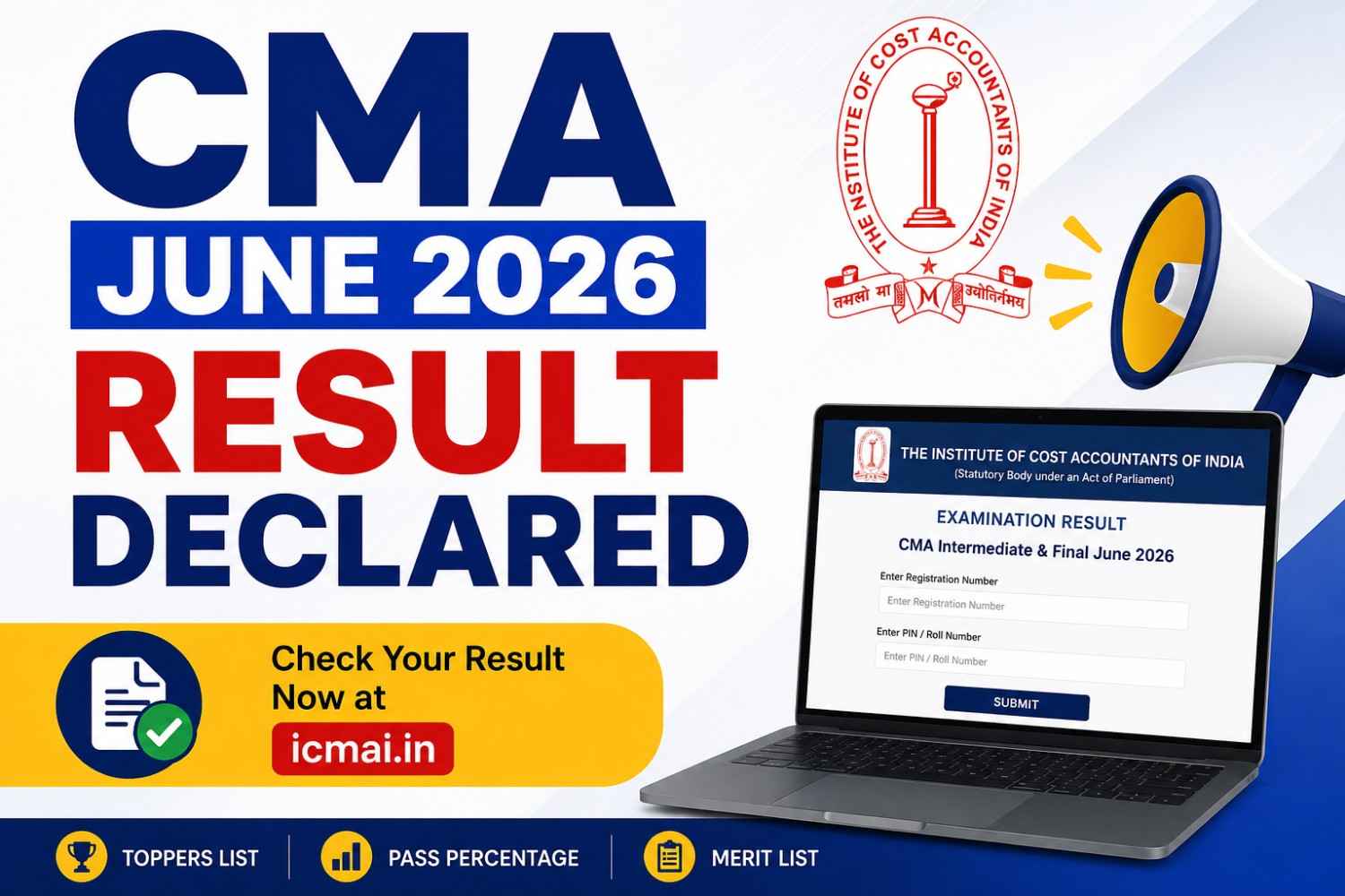 CMA June 2026 Result