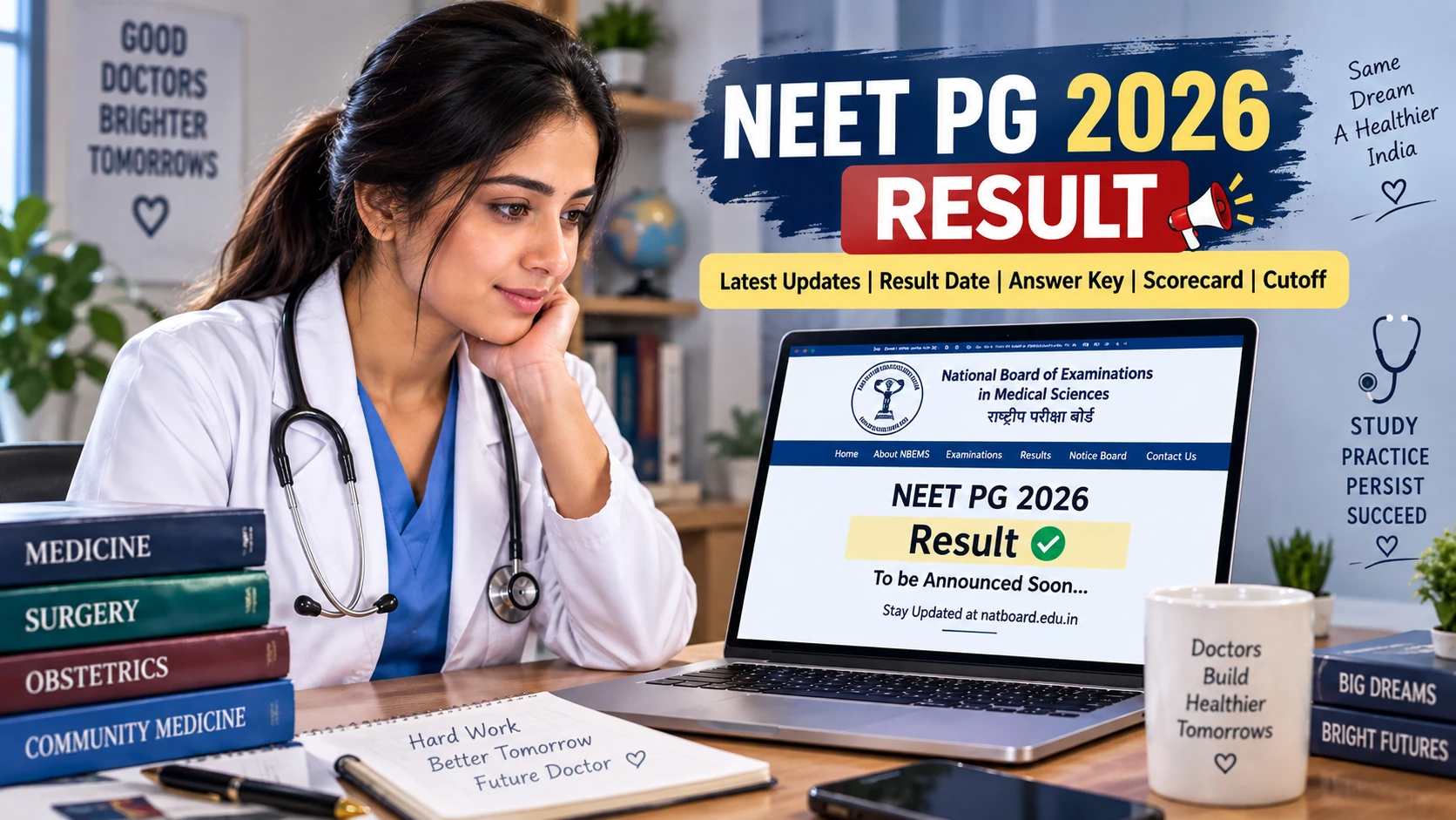 NEET PG Result 2026 expected by September 30 on the official NBEMS website.